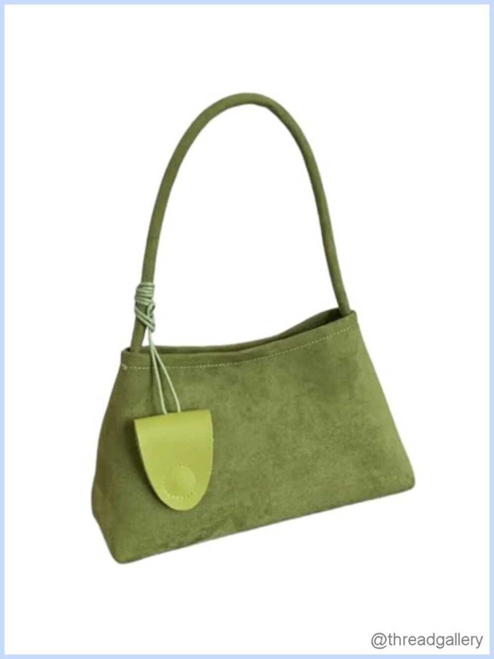 Suede Leather Shoulder Bag 2-Piece Set Top Handle Hobo Clutch Purse